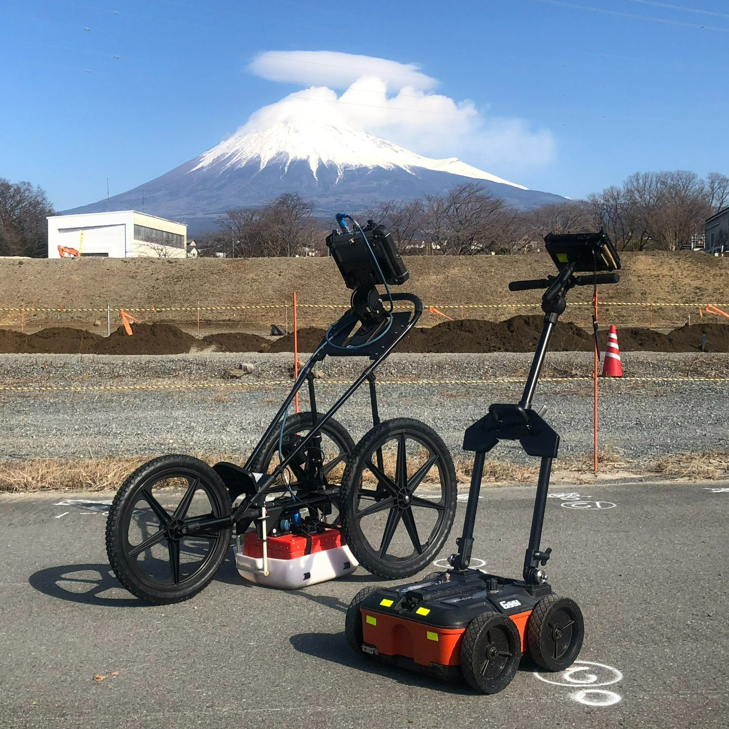 地中レーダ探査